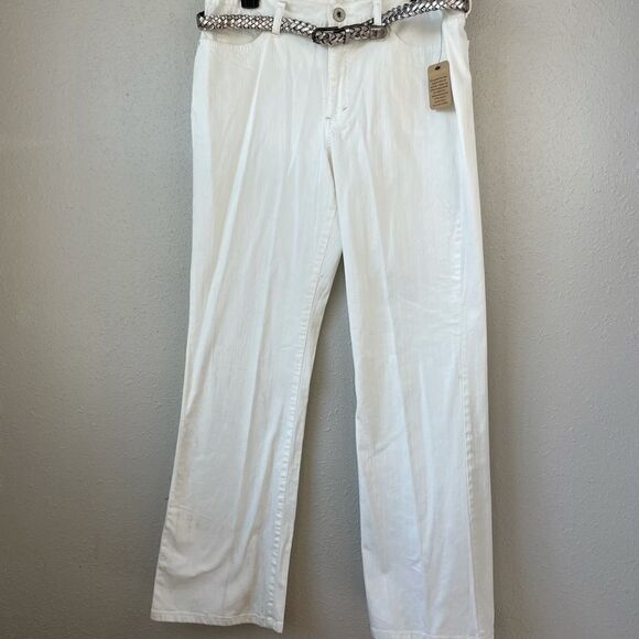 NWT Jeanstar White Denim Bootcut Stretch Jeans 12 - Picture 1 of 9